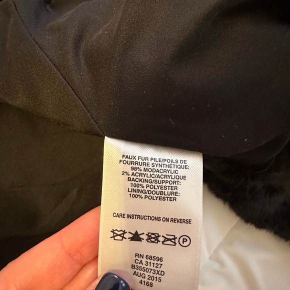 DKNY Faux Fur Vest XL - Picture 5 of 7